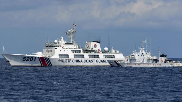 chinese and philippine coast guards nearly collide - news2sea