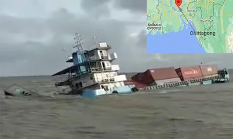 container ship capsized in bay of bengal - news2sea