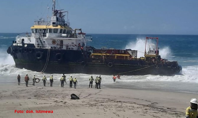 Offshore construction boat aground, Indonesia - News2Sea