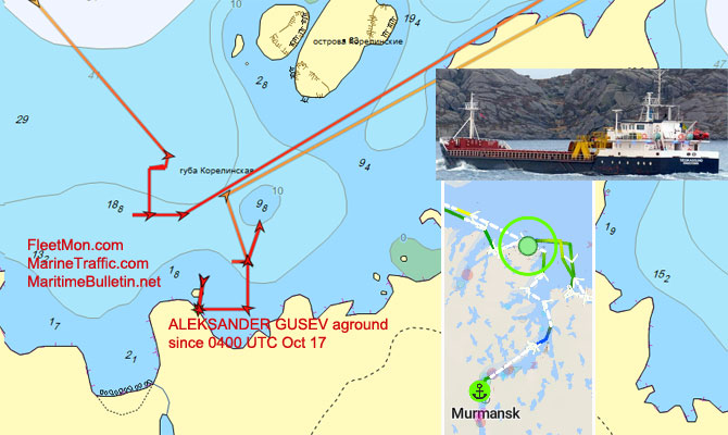 General cargo ship ALEKSANDER GUSEV UPDATE total loss? - News2Sea